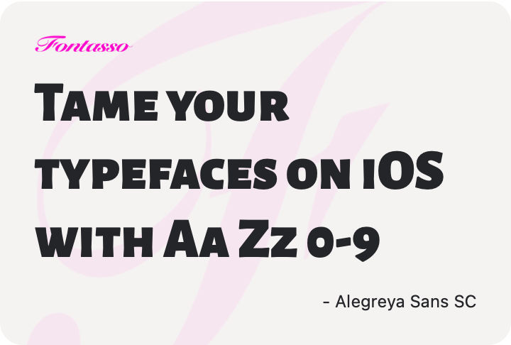 Alegreya Sans SC specimen