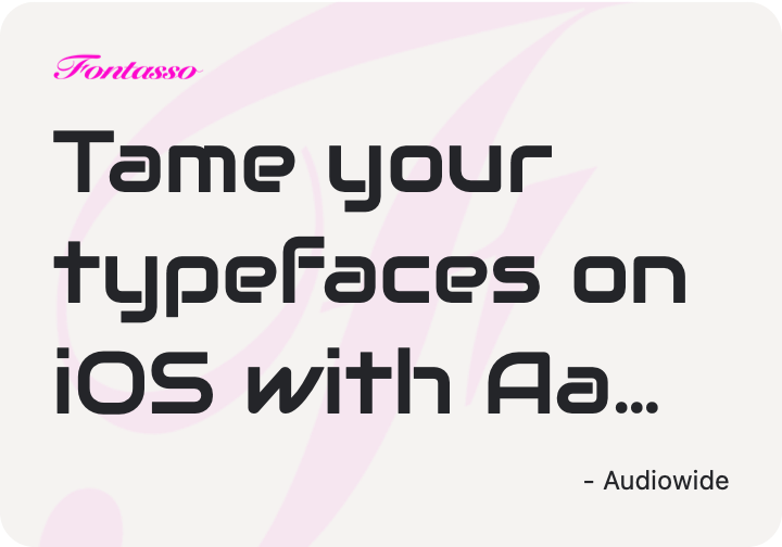 Audiowide specimen
