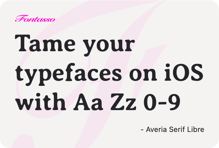 Averia Serif Libre specimen