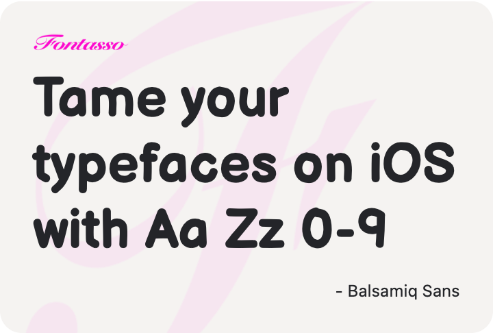 Balsamiq Sans specimen