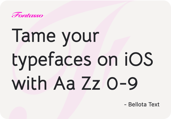 Bellota Text specimen