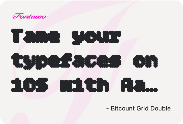 Bitcount Grid Double specimen