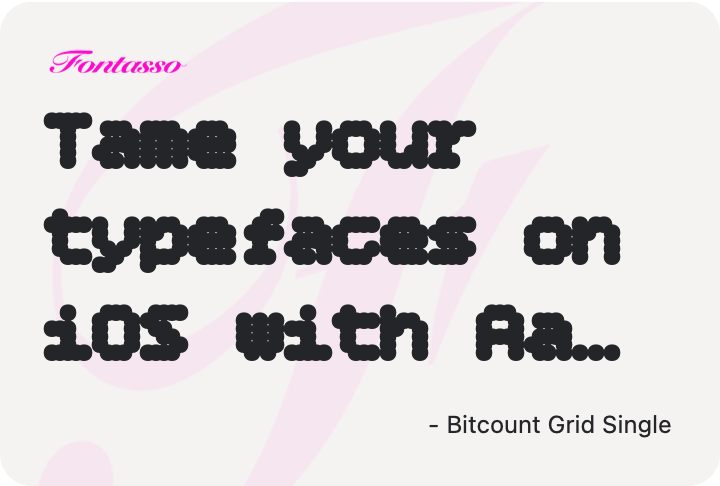 Bitcount Grid Single specimen