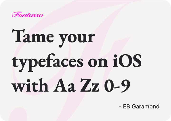 EB Garamond specimen