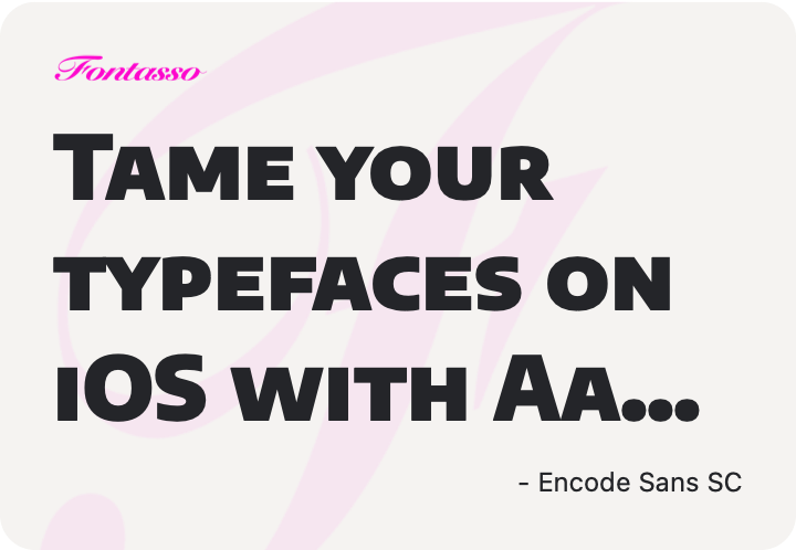Encode Sans SC specimen