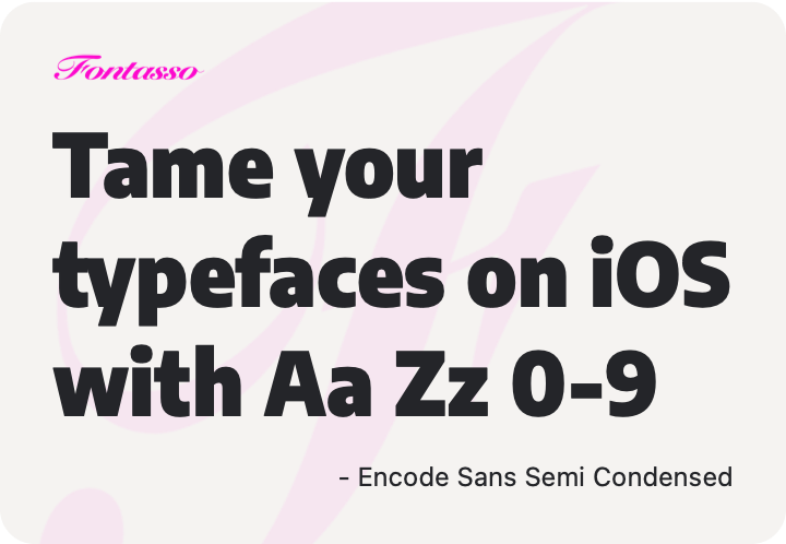Encode Sans Semi Condensed specimen