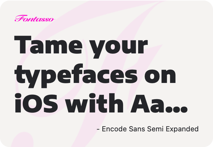 Encode Sans Semi Expanded specimen