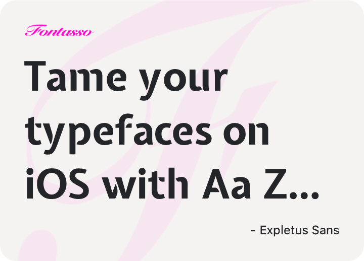 Expletus Sans specimen