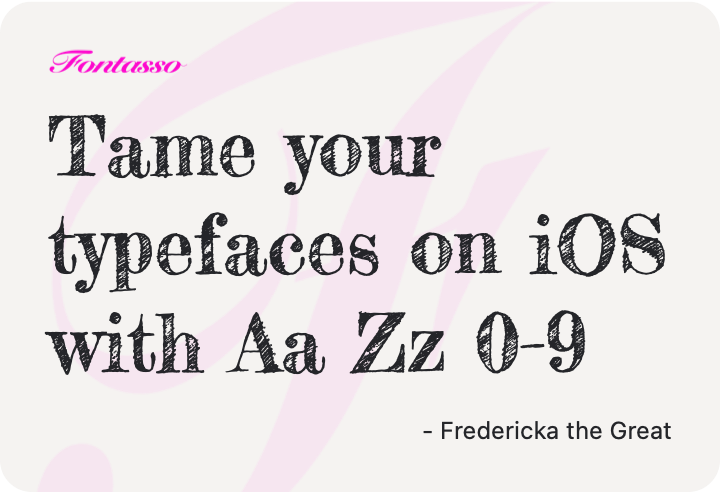 Fredericka the Great specimen