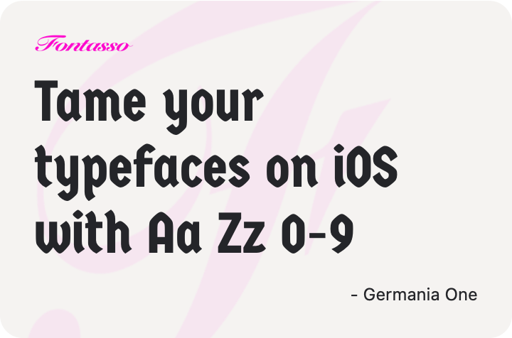 Germania One specimen