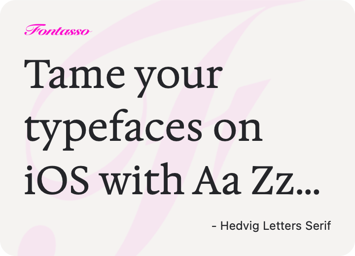 Hedvig Letters Serif specimen