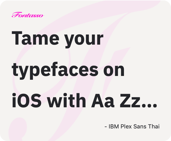 IBM Plex Sans Thai specimen
