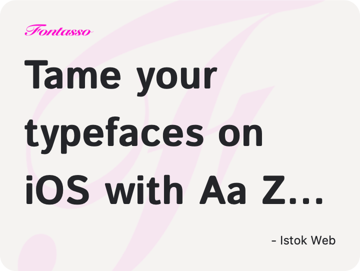 Istok Web specimen