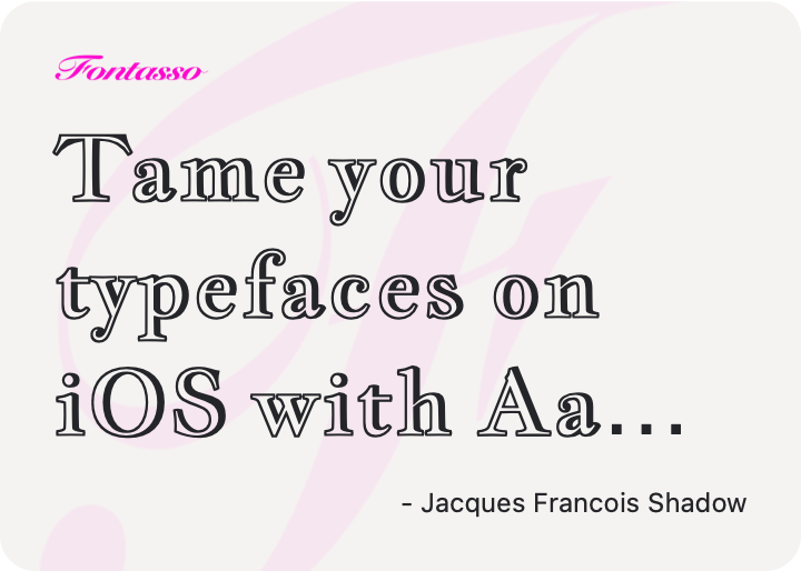 Jacques Francois Shadow specimen