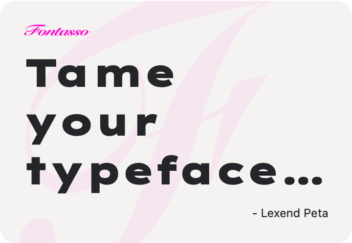 Lexend Peta specimen