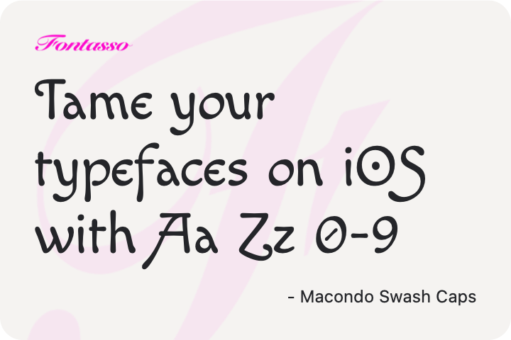Macondo Swash Caps specimen
