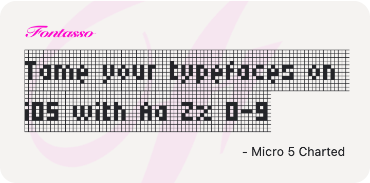 Micro 5 Charted specimen