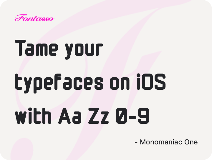 Monomaniac One specimen