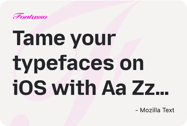 Mozilla Text specimen