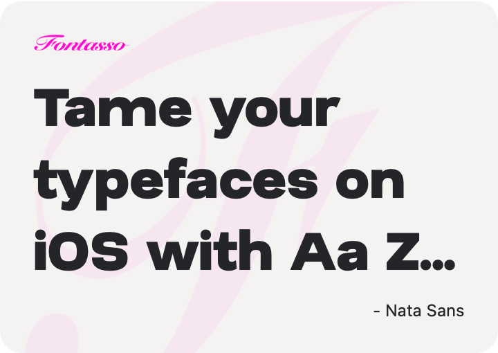 Nata Sans specimen