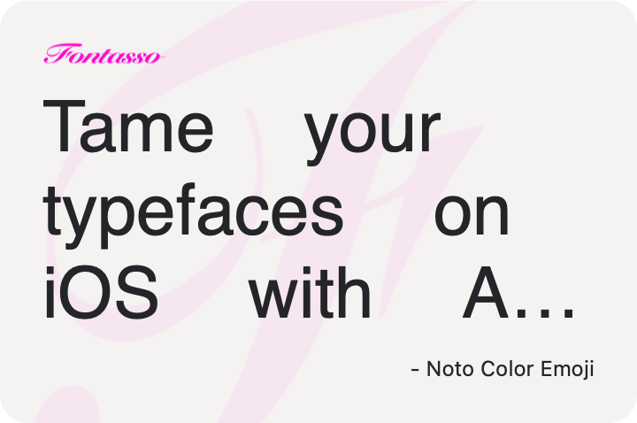 Noto Color Emoji specimen