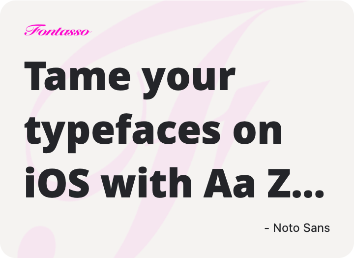 Noto Sans specimen