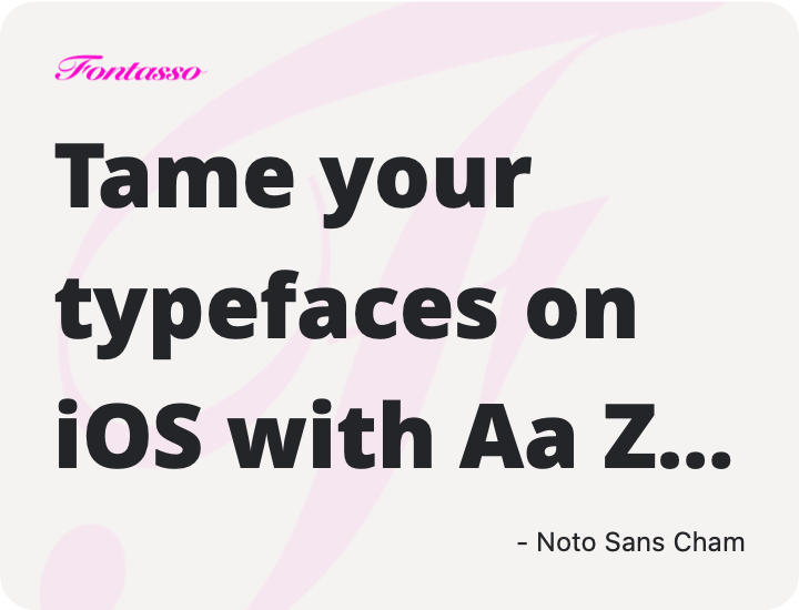 Noto Sans Cham specimen