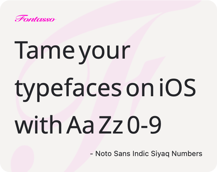 Noto Sans Indic Siyaq Numbers specimen