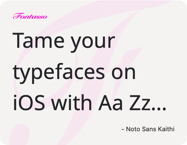 Noto Sans Kaithi specimen