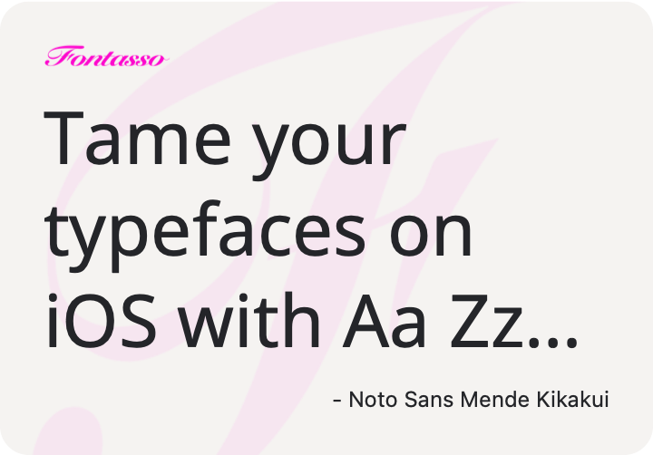 Noto Sans Mende Kikakui specimen