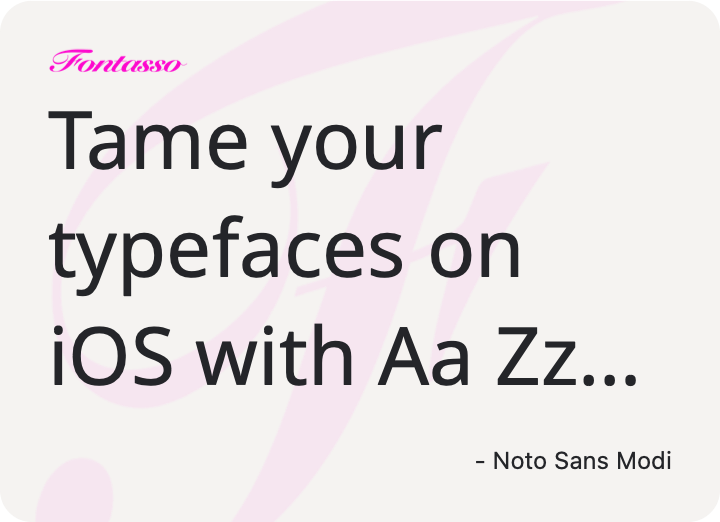 Noto Sans Modi specimen