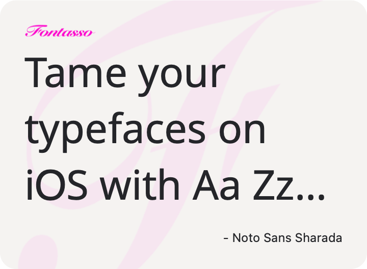 Noto Sans Sharada specimen