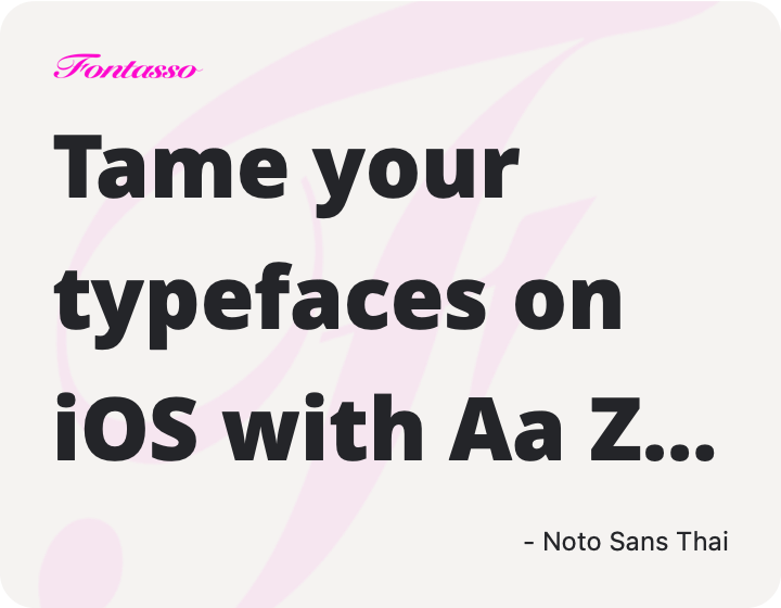 Noto Sans Thai specimen