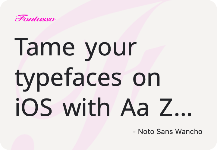 Noto Sans Wancho specimen