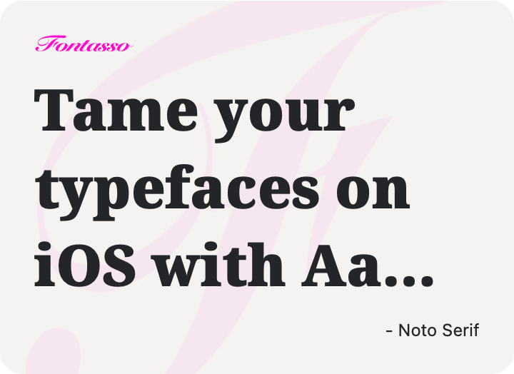 Noto Serif specimen