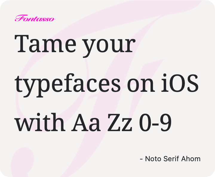 Noto Serif Ahom specimen