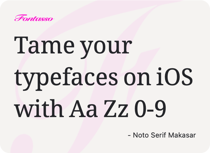 Noto Serif Makasar specimen