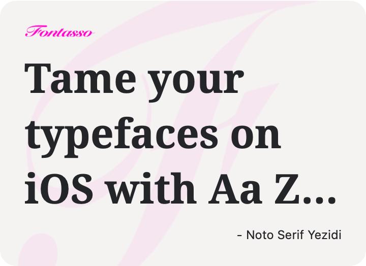 Noto Serif Yezidi specimen