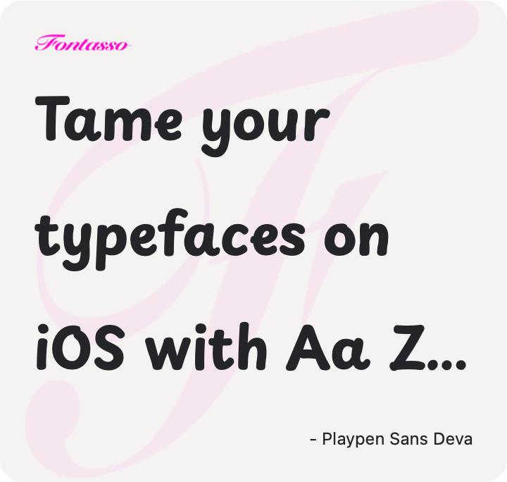 Playpen Sans Deva specimen