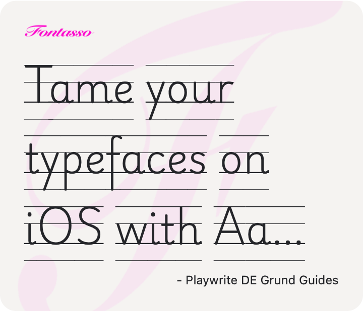 Playwrite DE Grund Guides specimen