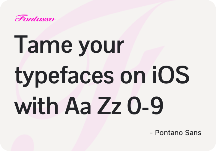 Pontano Sans specimen