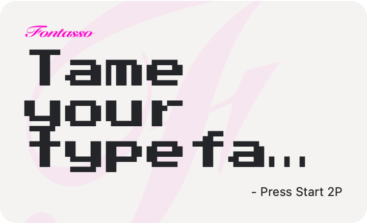 Press Start 2P specimen