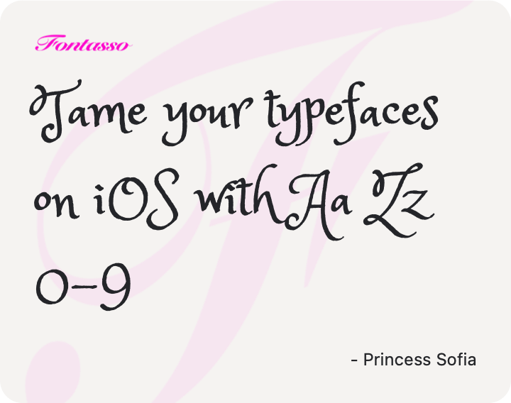 Princess Sofia specimen