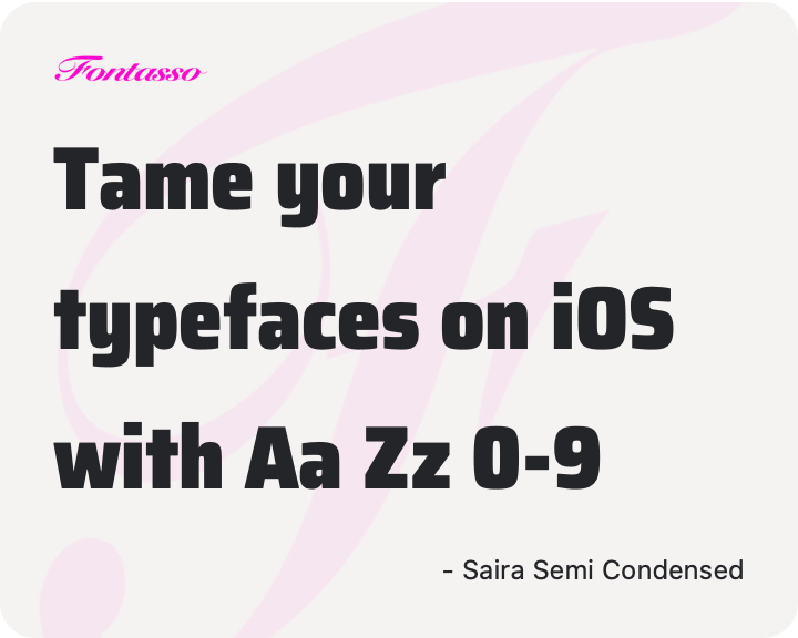Saira Semi Condensed specimen