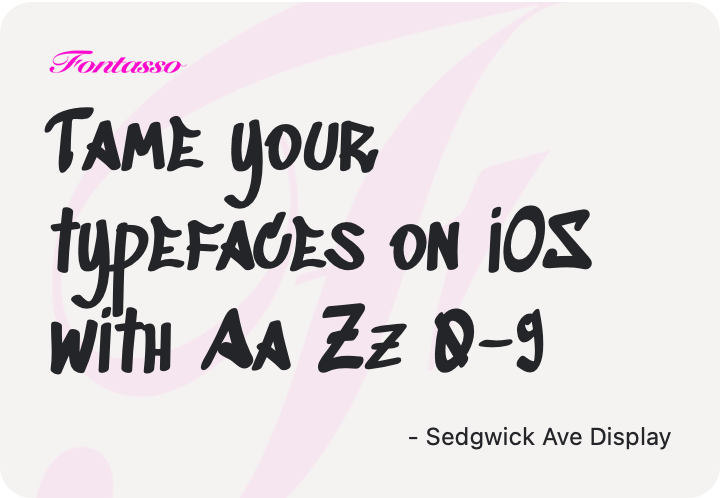 Sedgwick Ave Display specimen
