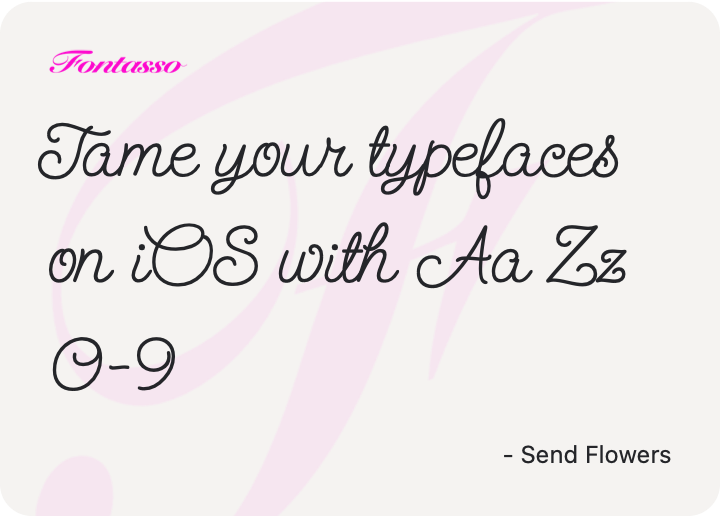 Send Flowers specimen