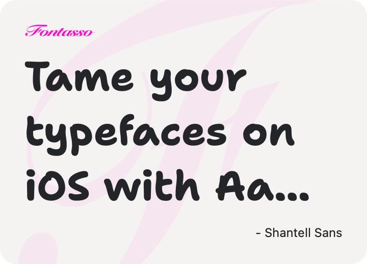 Shantell Sans specimen