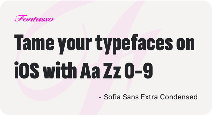 Sofia Sans Extra Condensed specimen