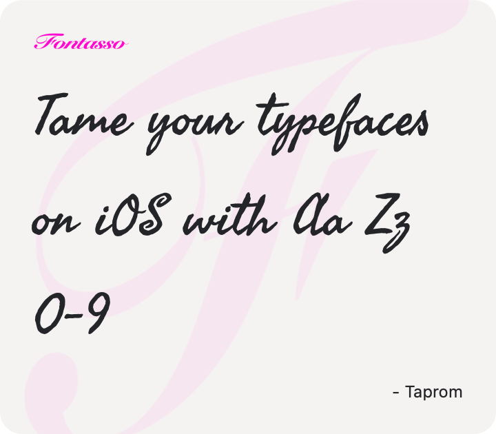 Taprom specimen