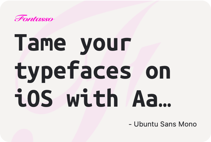 Ubuntu Sans Mono specimen